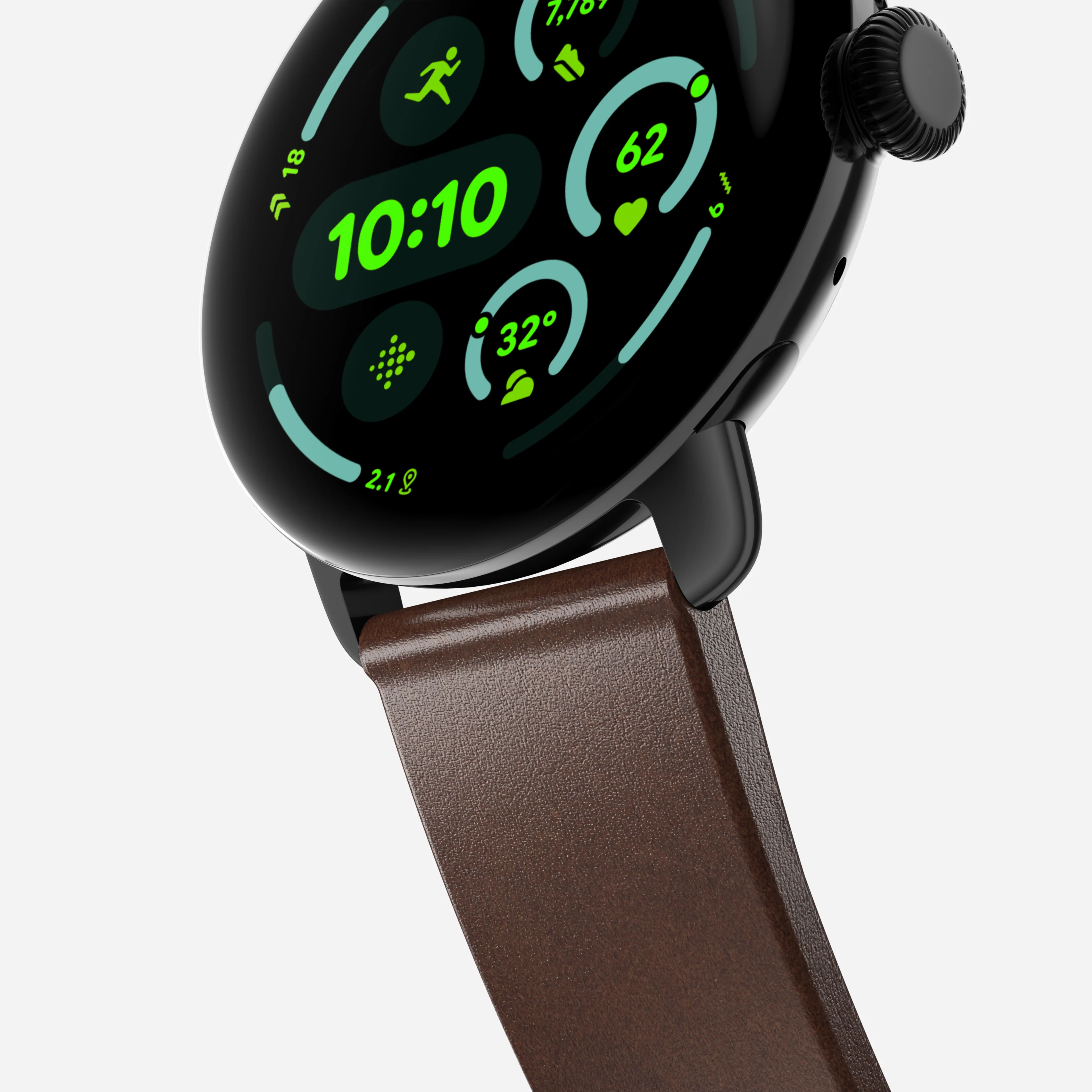 Active Band Pro - Pixel Watch | 45mm | Black Hardware | Horween Brown - Image 6