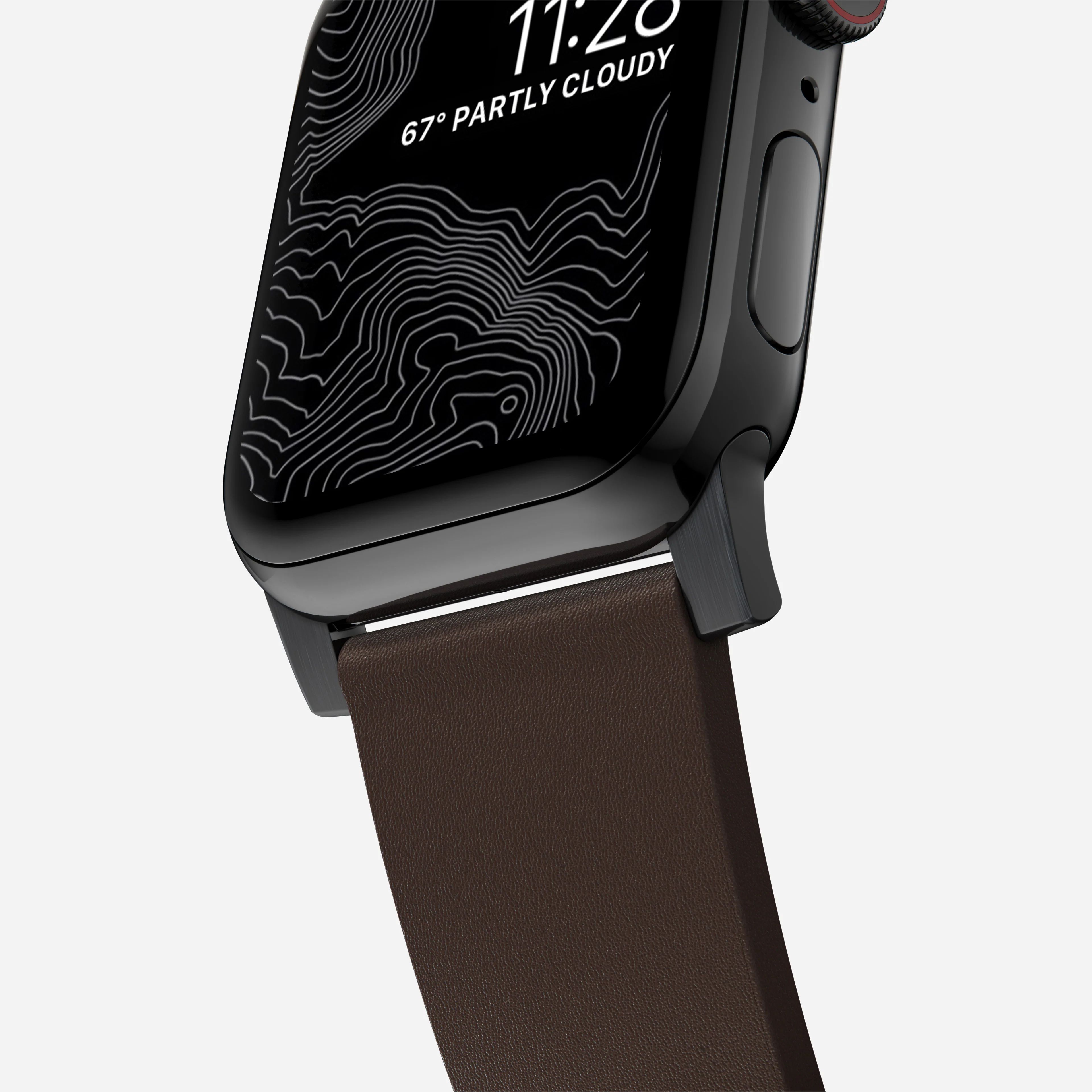 Active Band Pro - 46mm/49mm | Black Hardware | Classic Brown Active Leather - Image 5