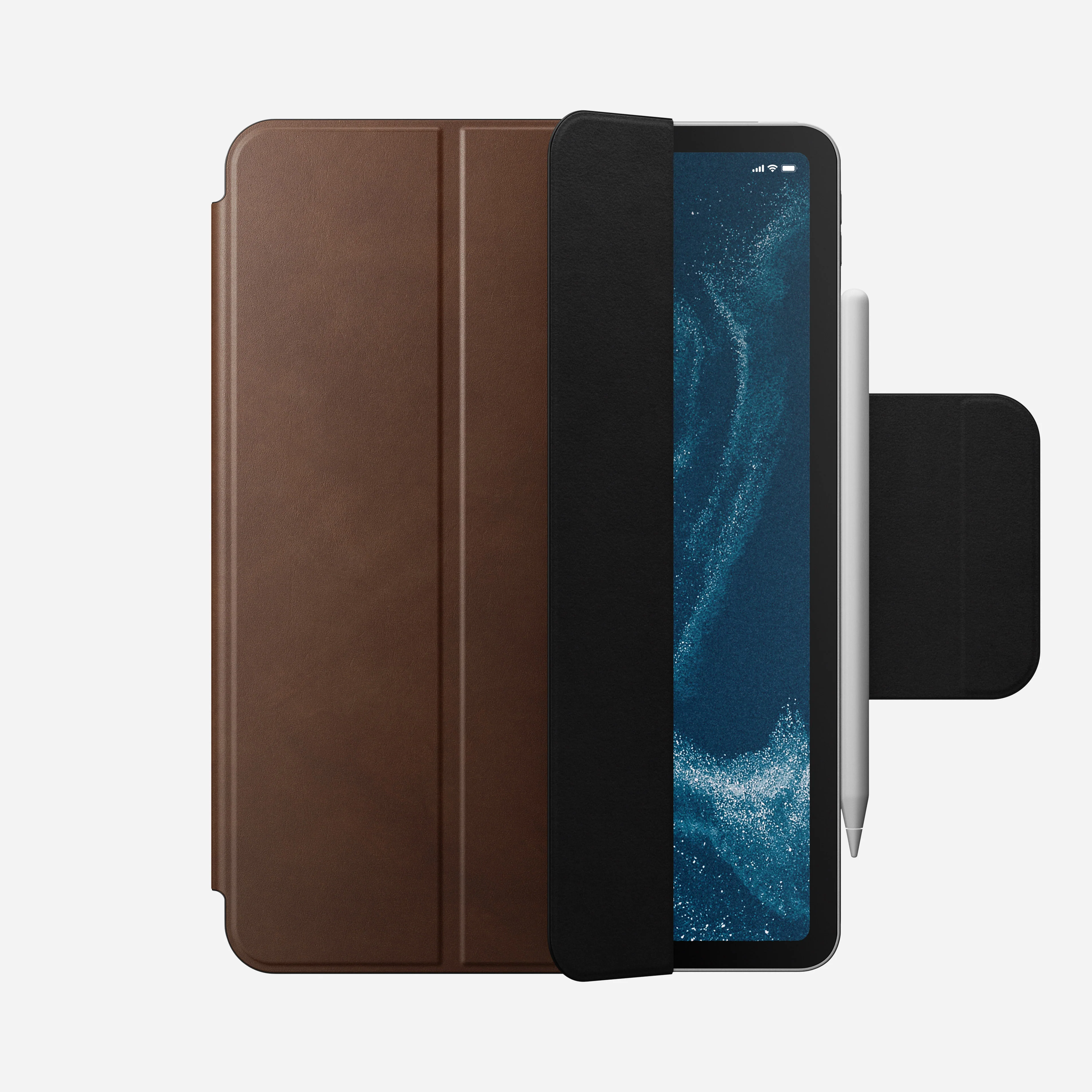 Leather Folio -  M3 iPad Air 11 | Brown | Nomad Leather | Apple Pencil - Image 5