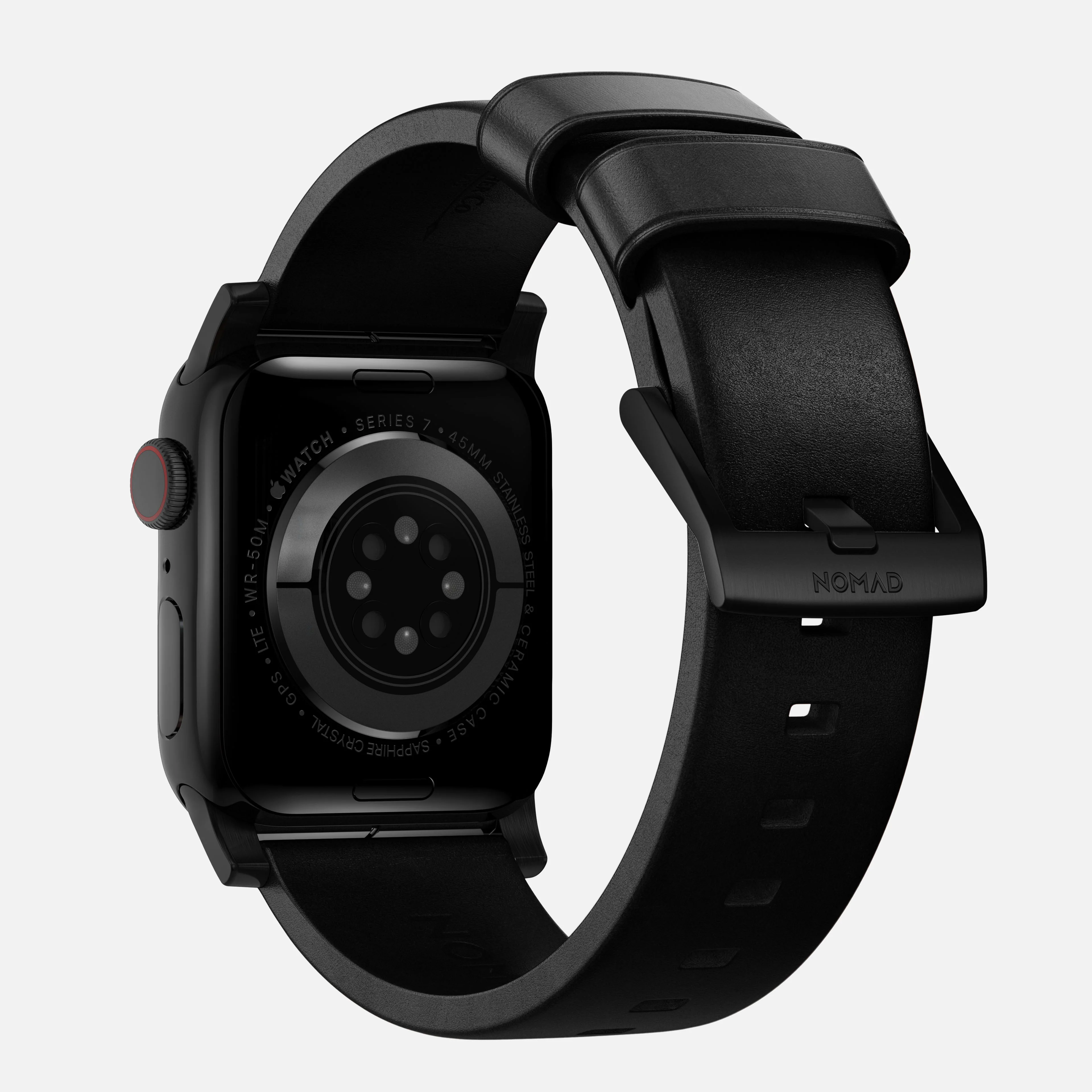 Modern Band - 46mm/49mm | Black Hardware | Black | Horween - Image 3