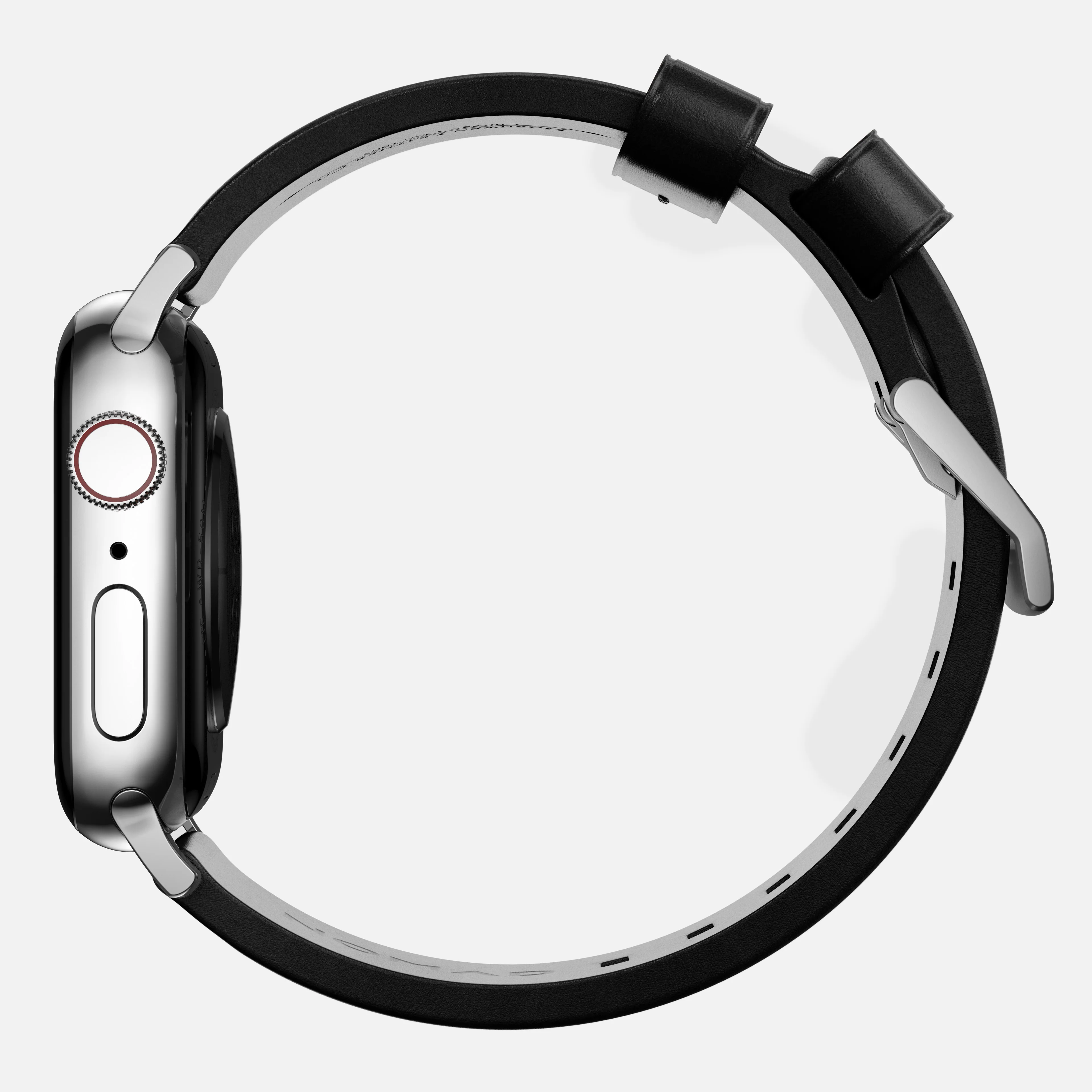 Modern Band - 46mm/49mm | Silver Hardware | Black | Horween - Image 5