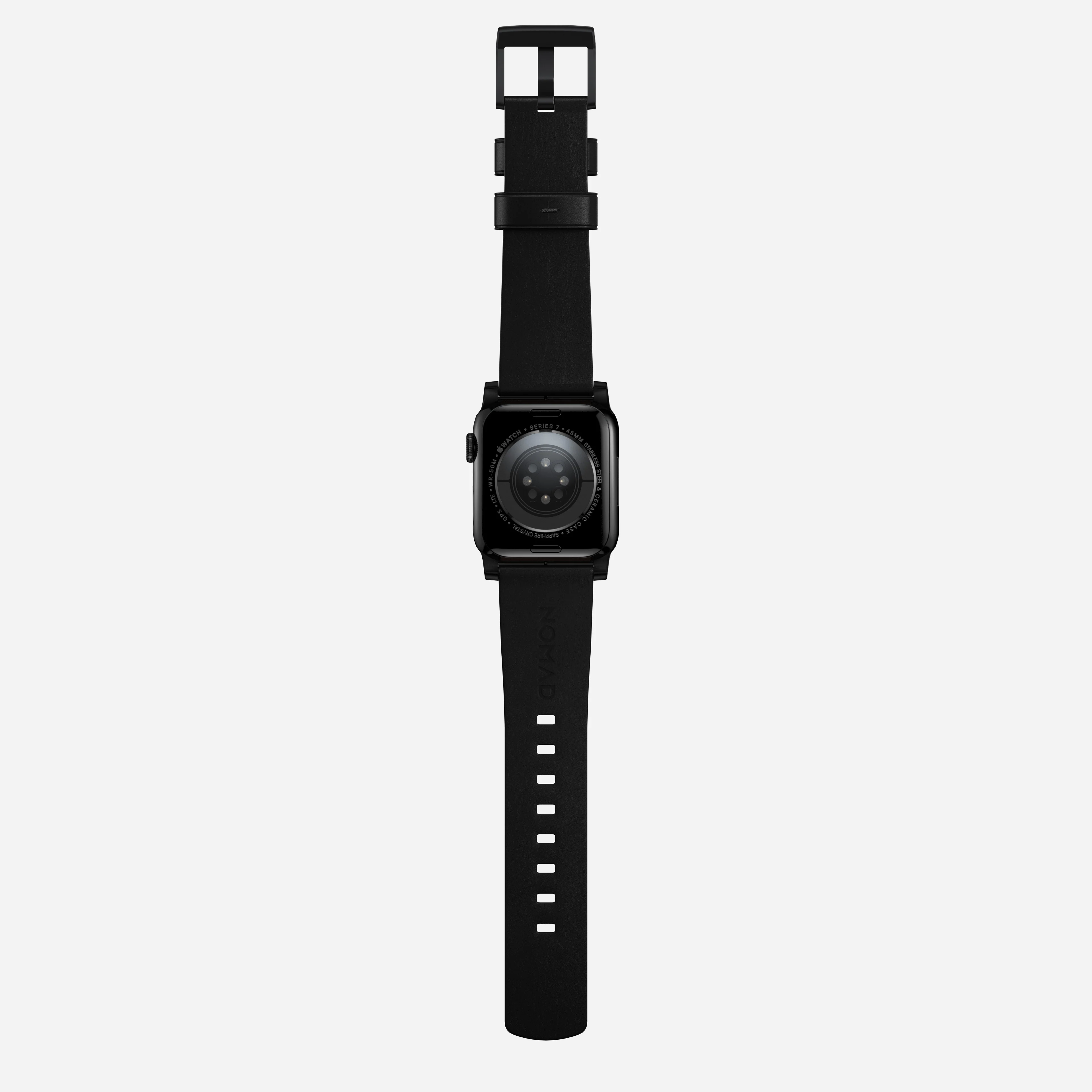 Modern Band - 41mm/42mm | Black Hardware | Black | Nomad Leather - Image 13