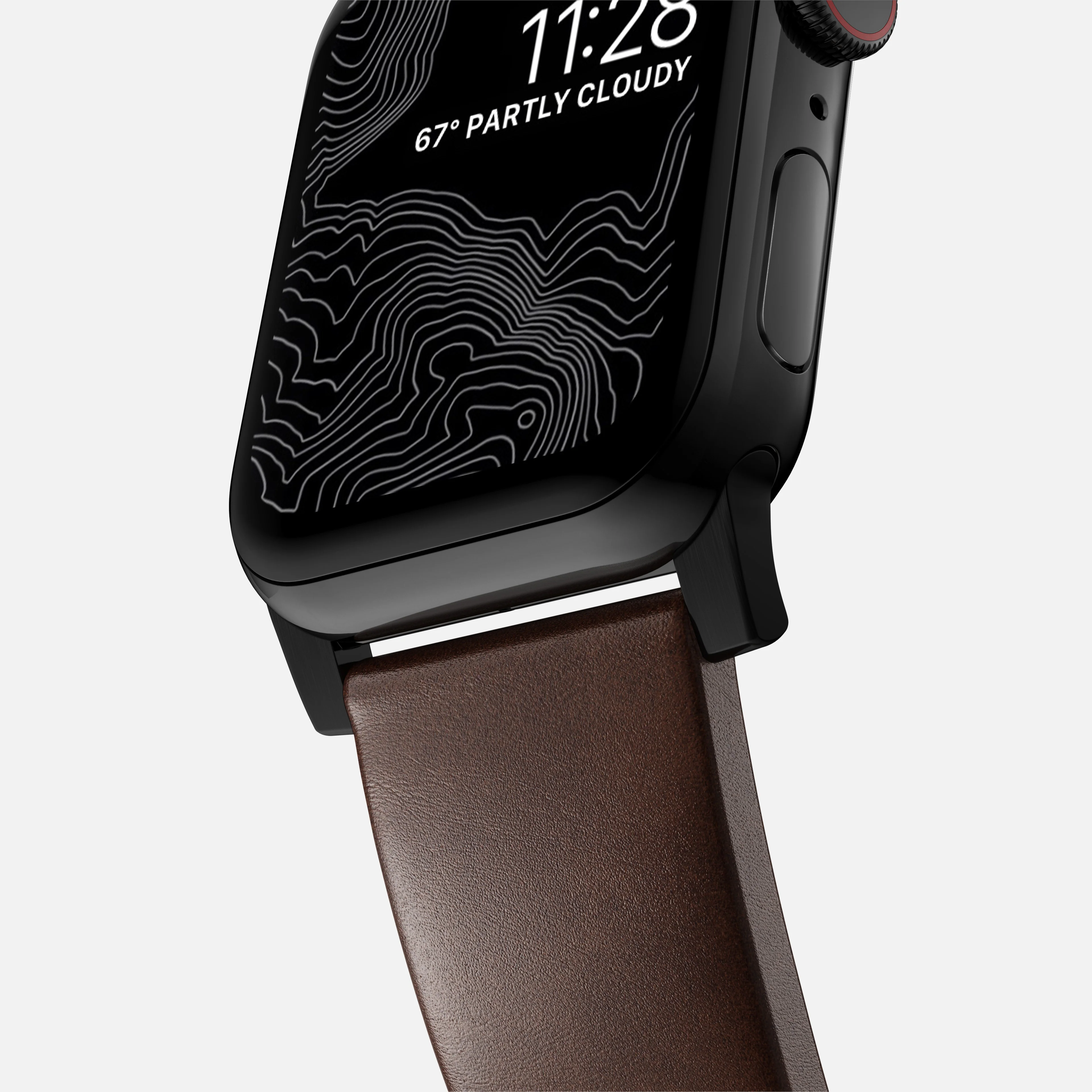 Modern Band - 46mm/49mm | Black Hardware | Rustic Brown | Horween - Image 5