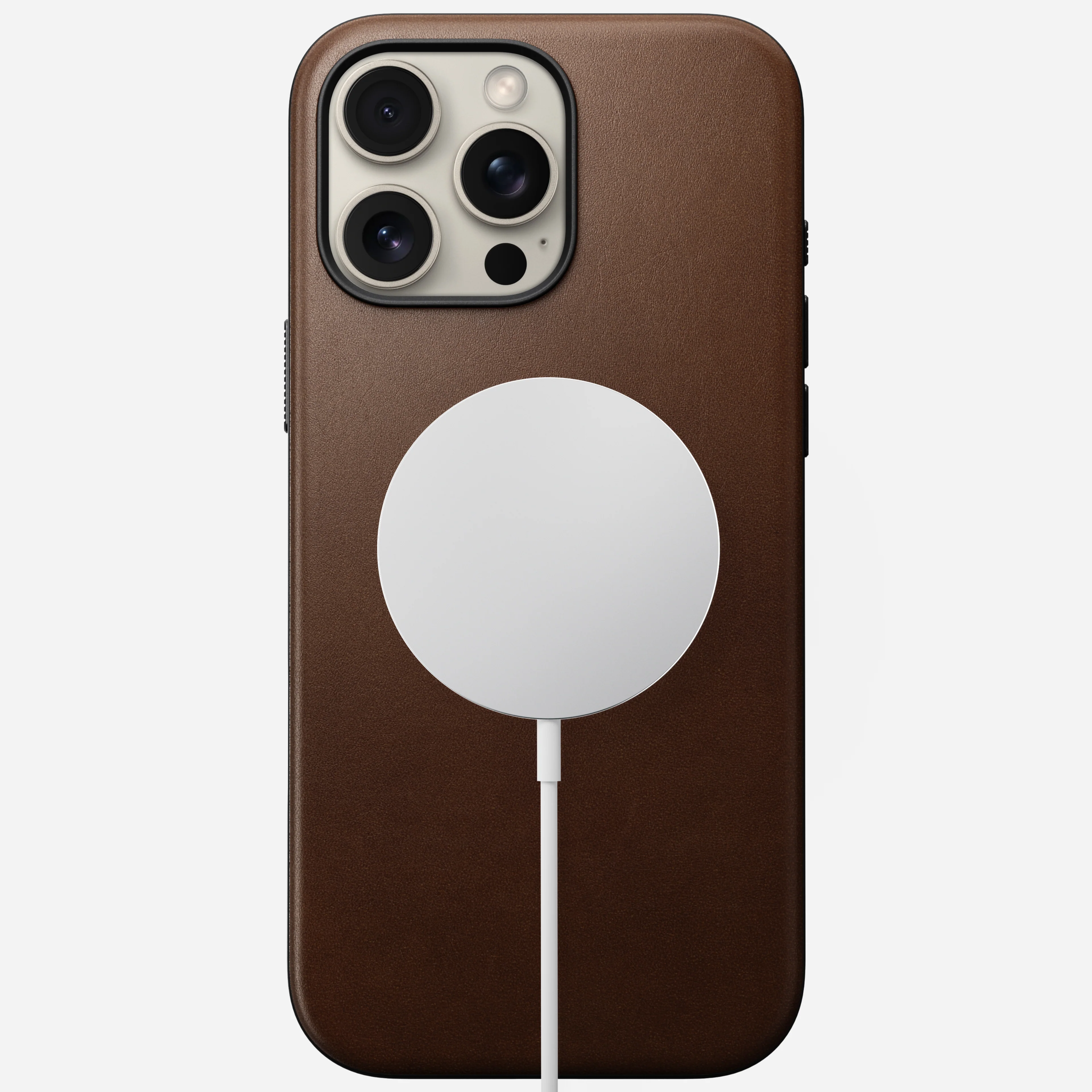 Modern Leather Case - iPhone 16 Pro Max | Brown | Nomad Leather - Image 3