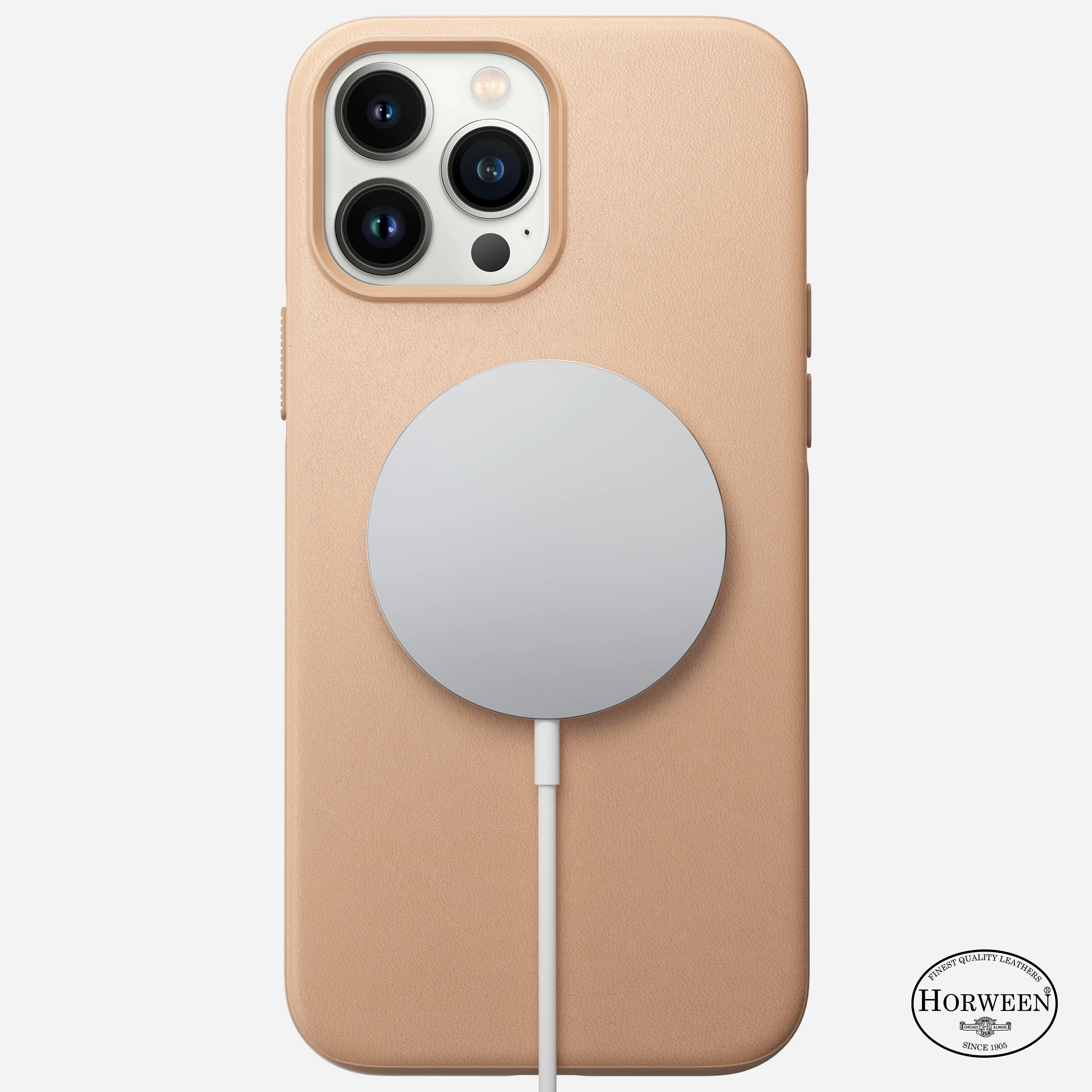 Modern Leather Case - iPhone 13 Pro Max | Natural | Horween - Image 2