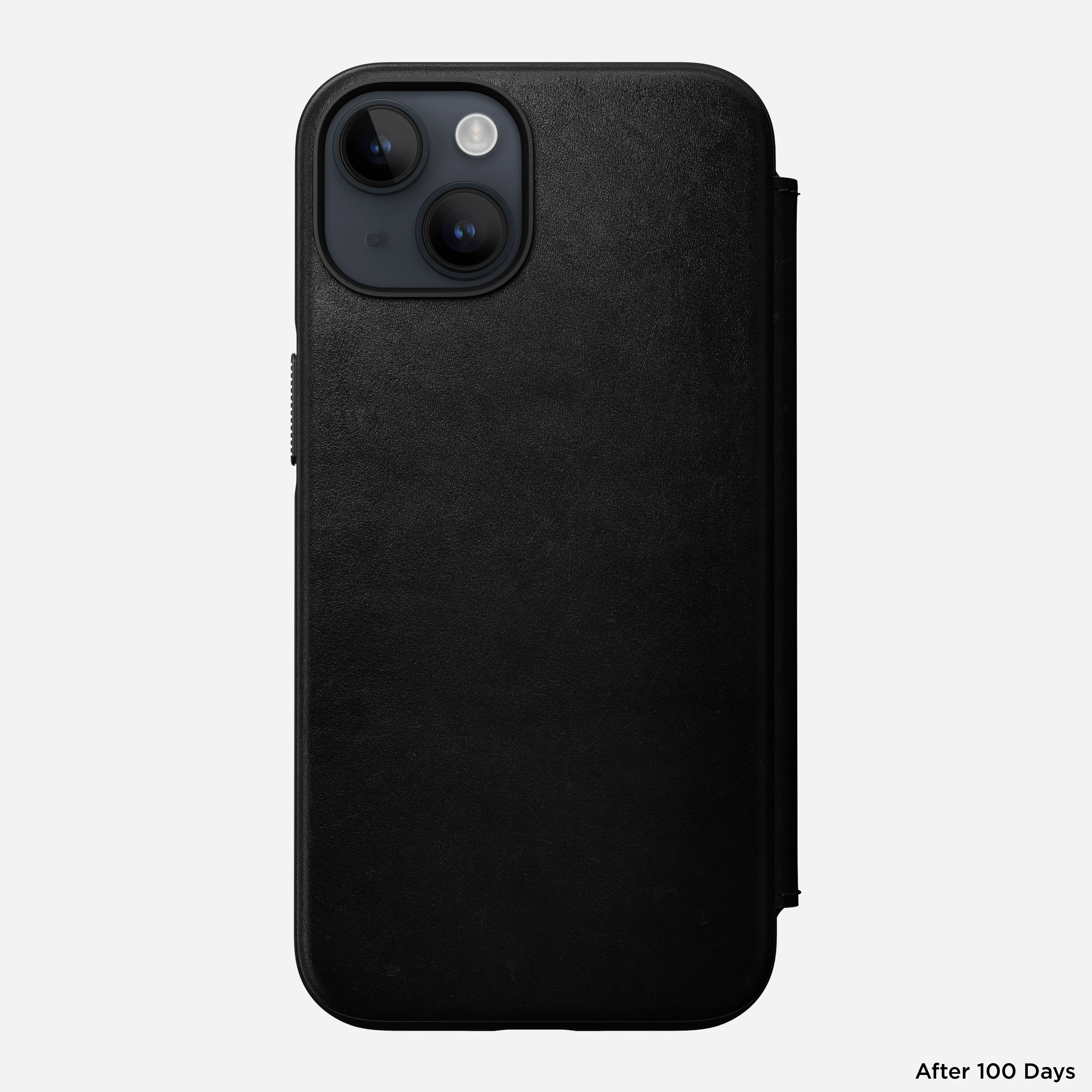 Modern Leather Folio - iPhone 14 | Black | Nomad Leather - Image 4