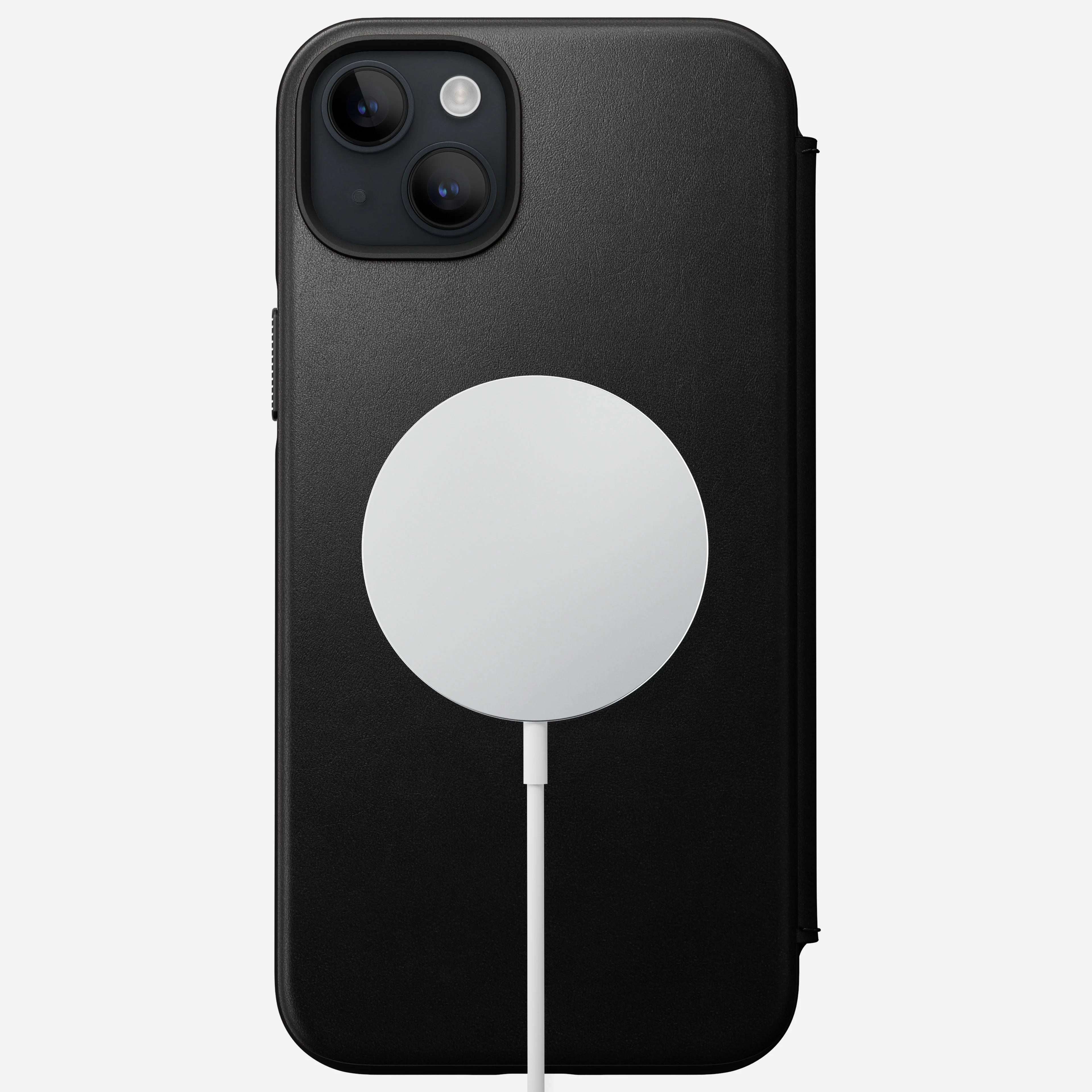 Modern Leather Folio - iPhone 14 Plus | Black | Nomad Leather - Image 2