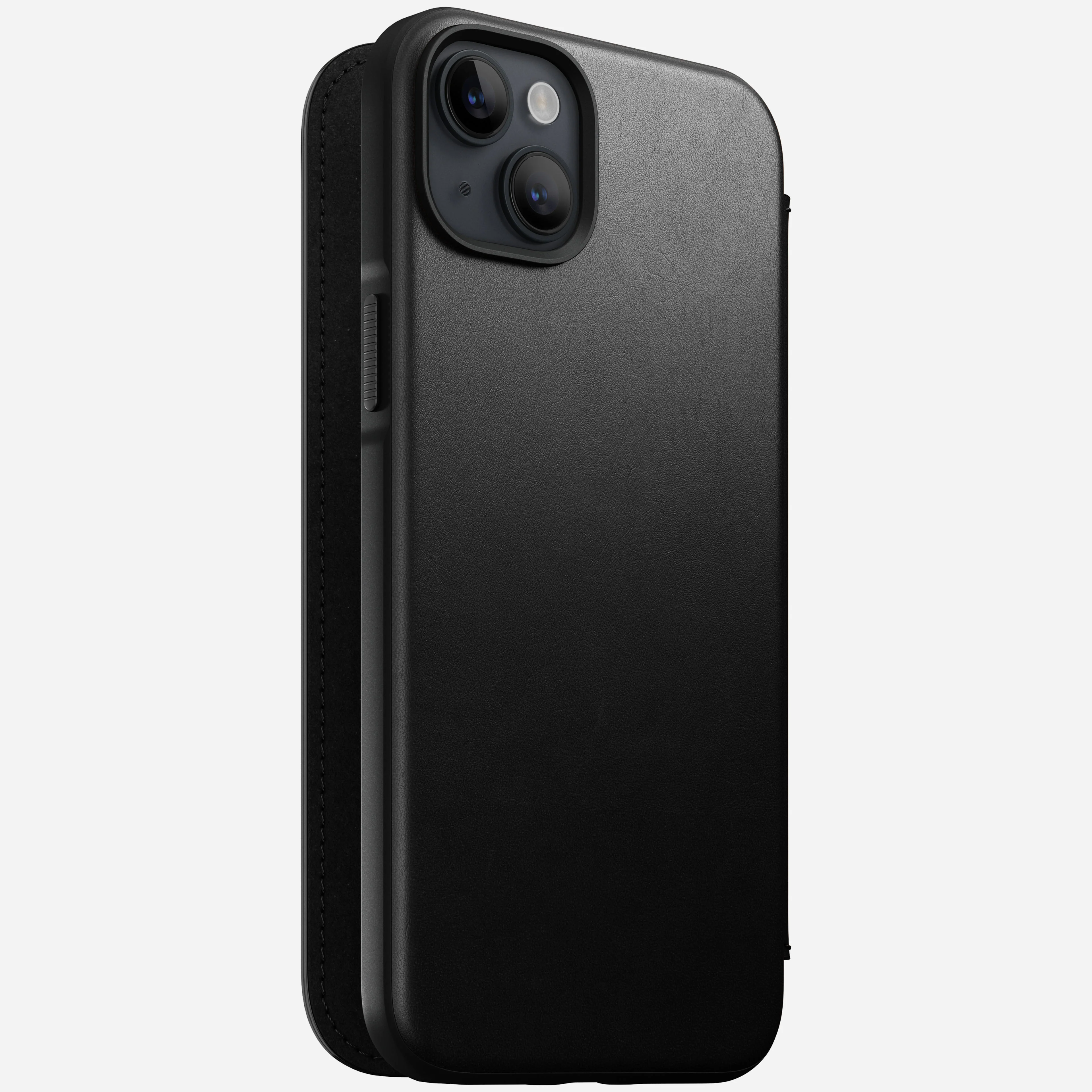 Modern Leather Folio - iPhone 14 Plus | Black | Nomad Leather - Image 5