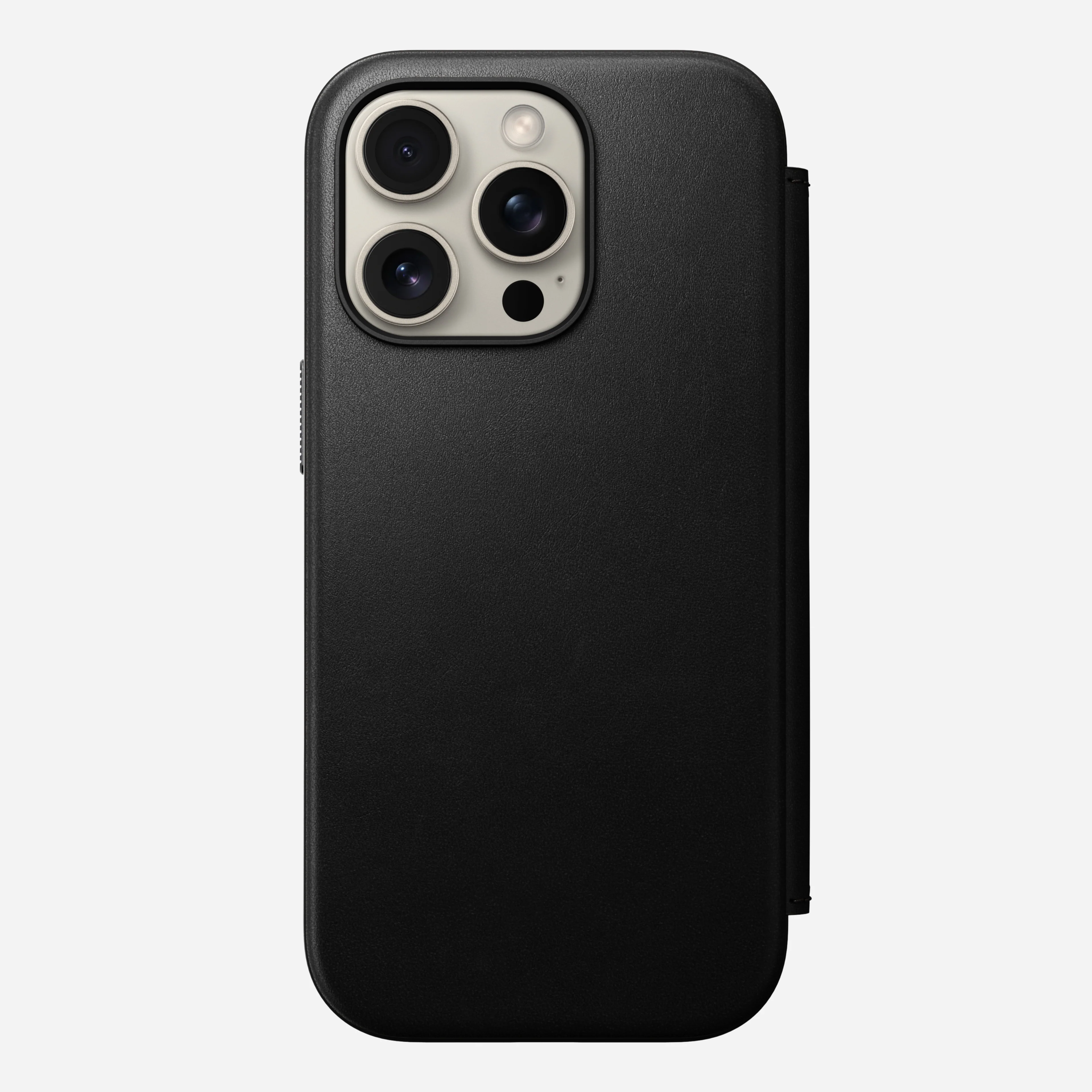 Modern Leather Folio - iPhone 16 Pro | Black | Nomad Leather - Image 5