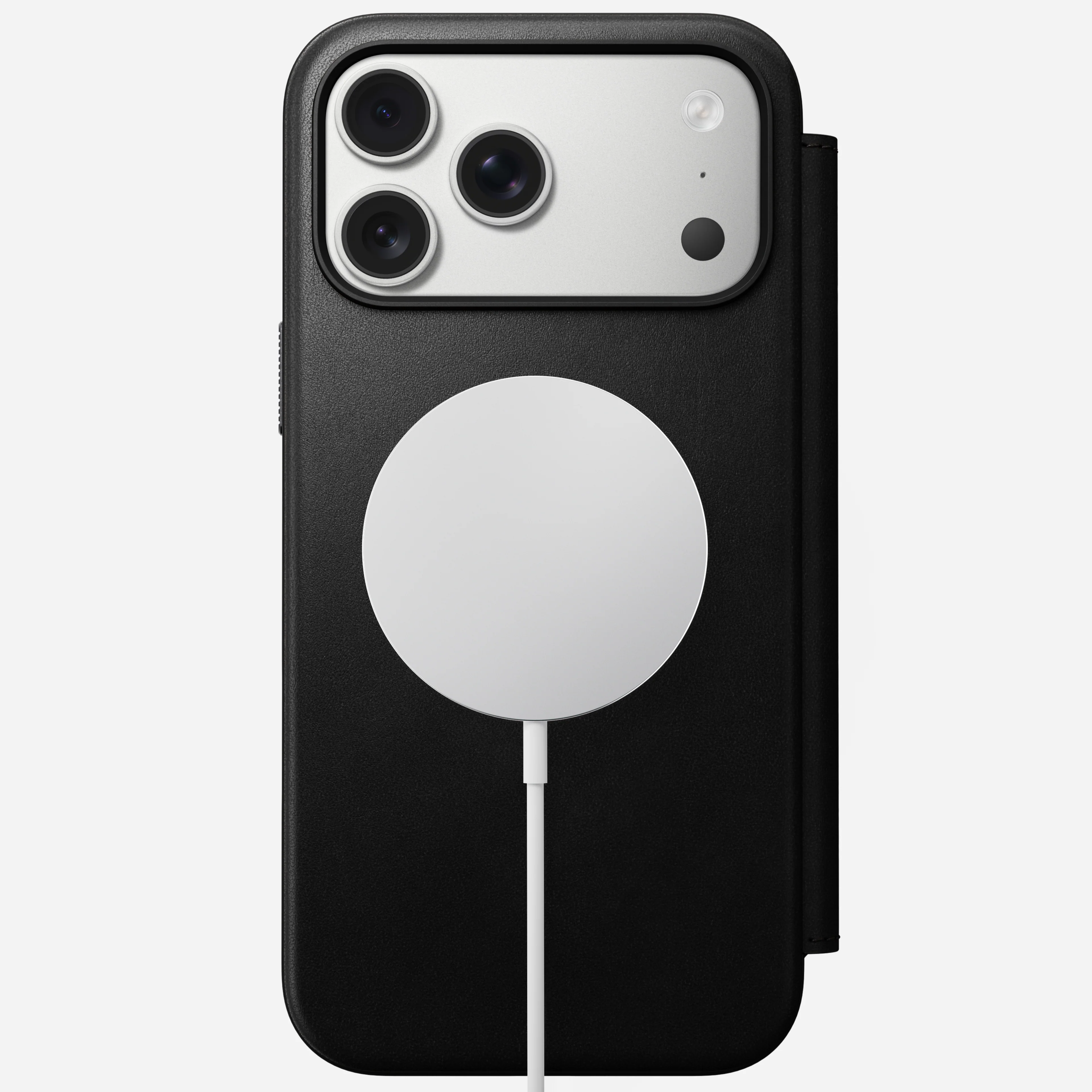 Modern Leather Folio - iPhone 17 Pro Max | Black | Nomad Leather - Image 4