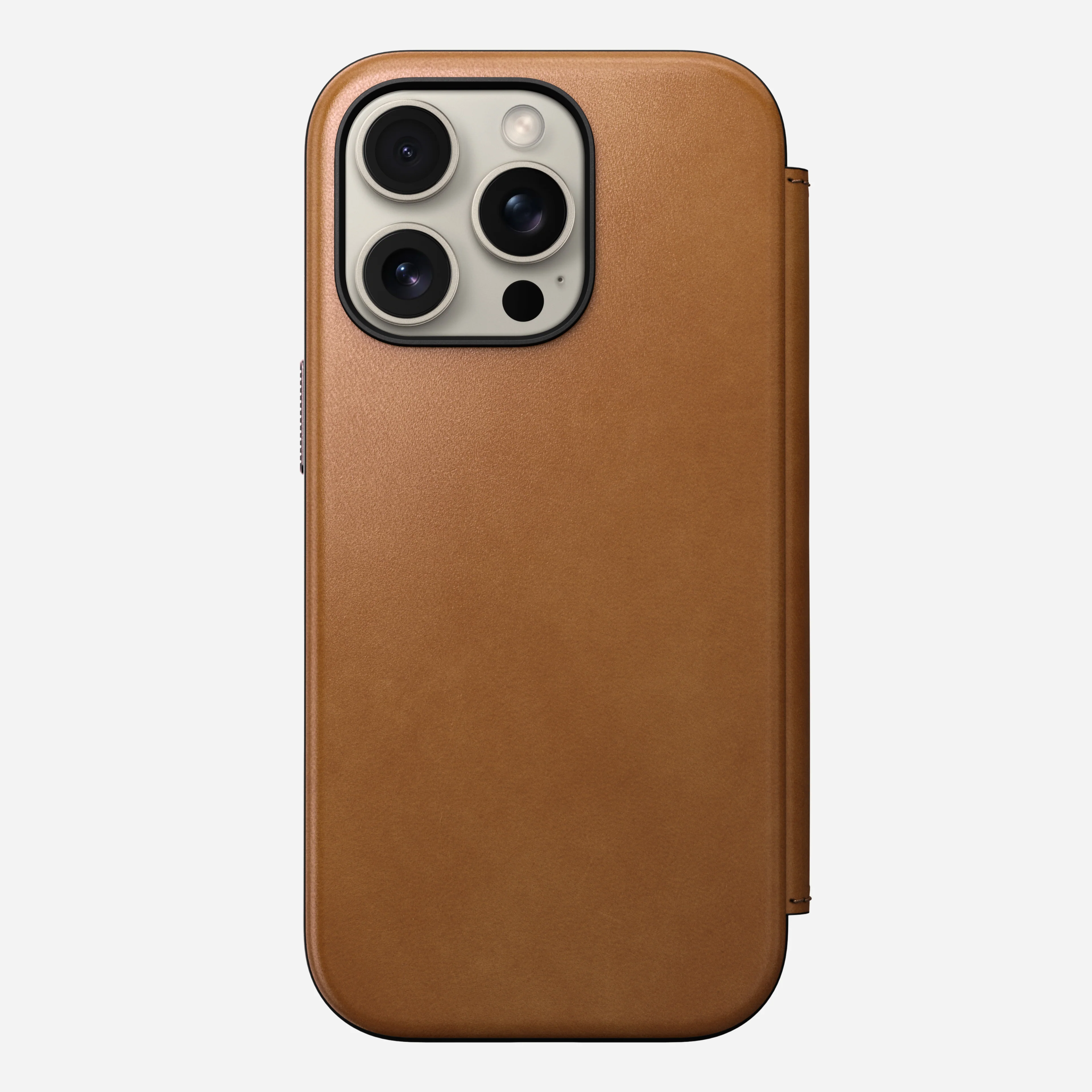 Modern Leather Folio - iPhone 16 Pro | English Tan-C | Nomad Leather - Image 5