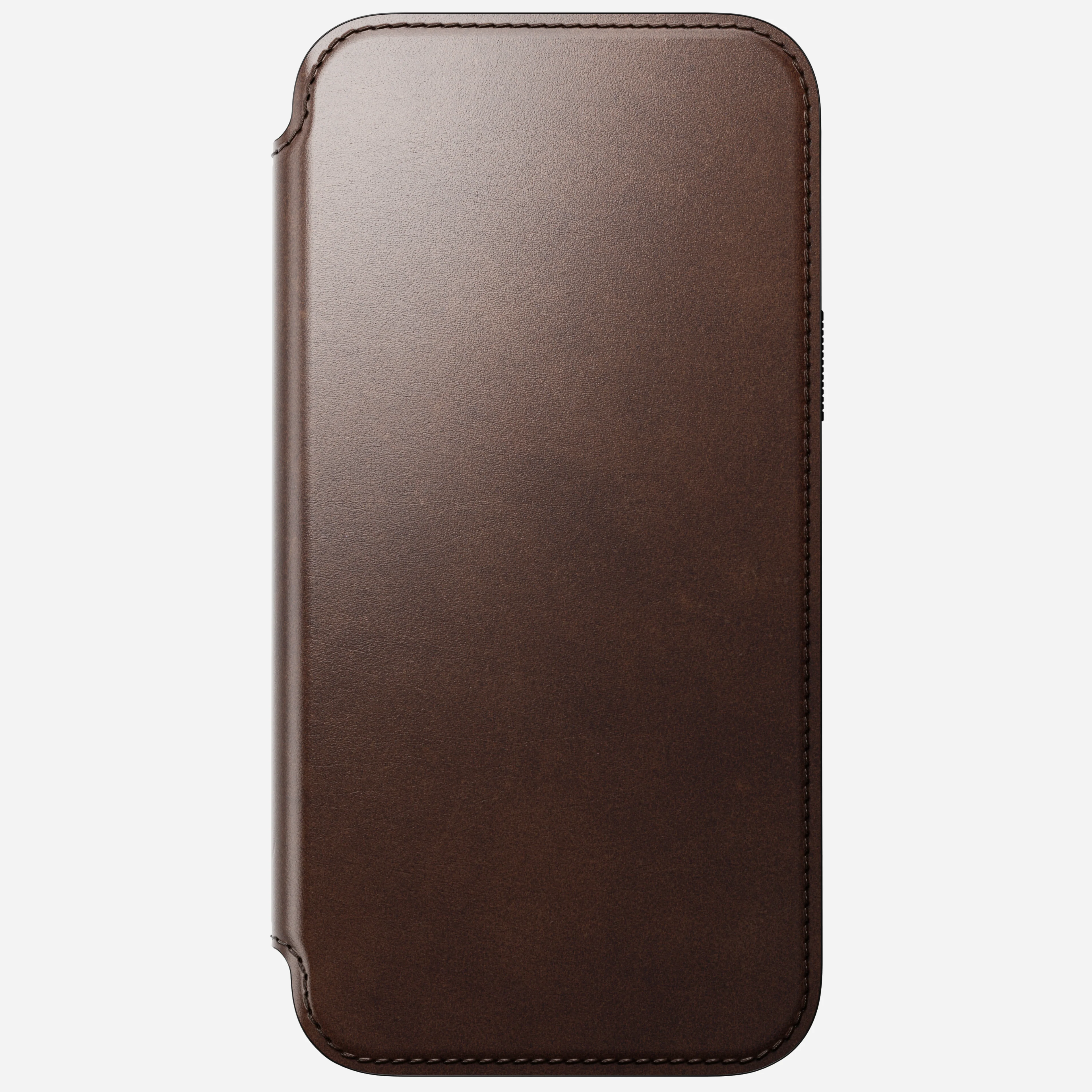 Modern Leather Folio - iPhone 15 Pro Max | Rustic Brown | Horween - Image 7