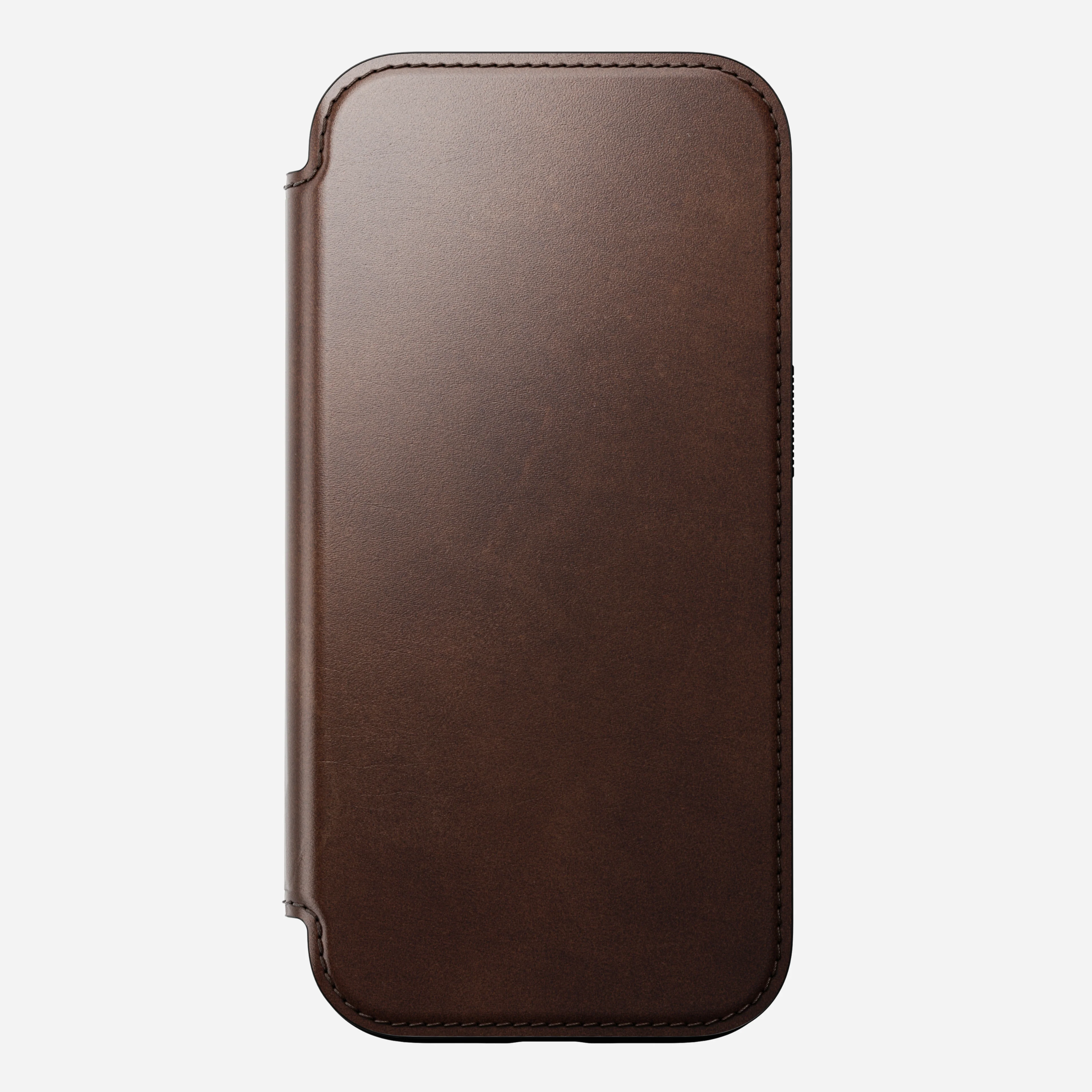 Modern Leather Folio - iPhone 16 Pro | Rustic Brown | Horween - Image 7