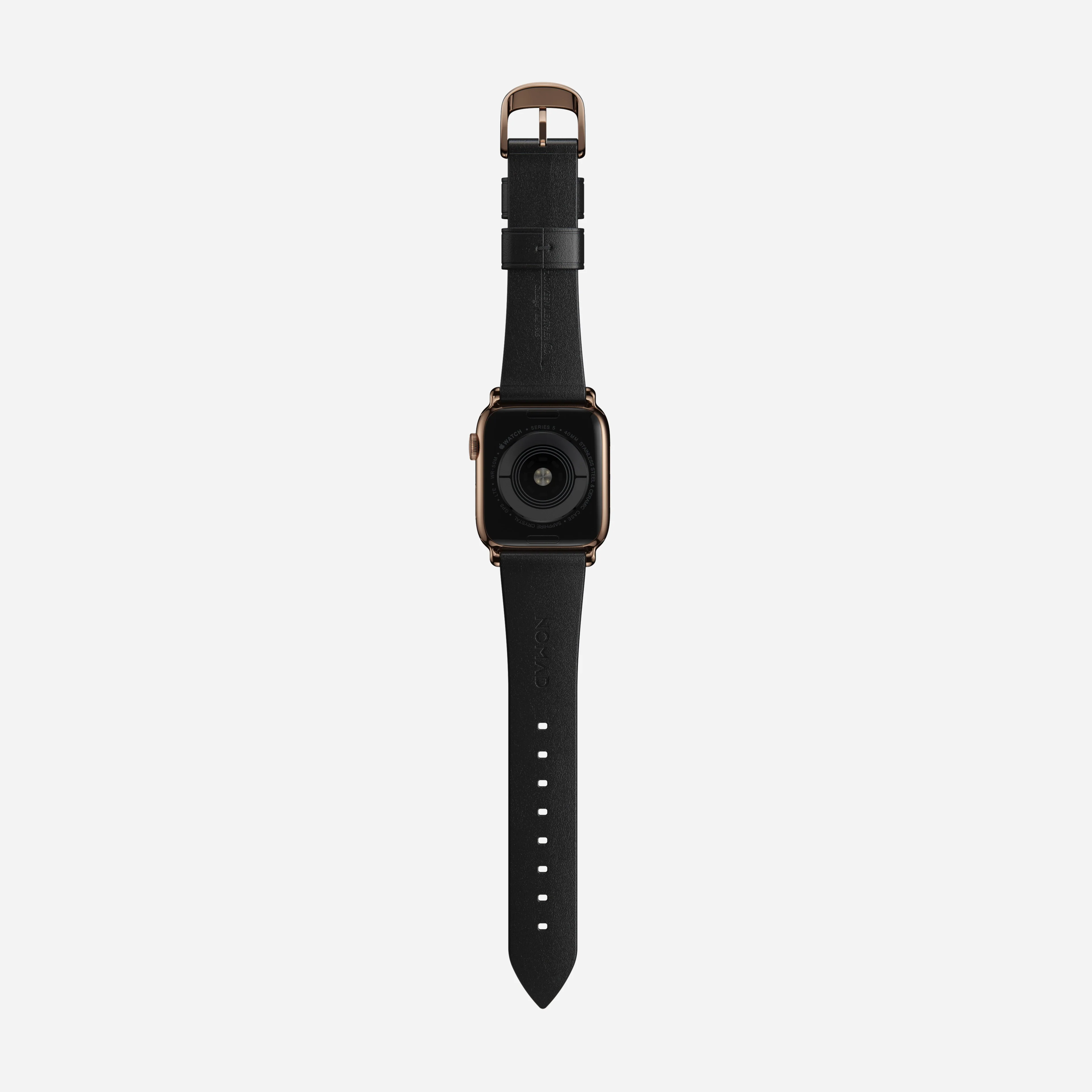 Modern Slim Band - 41mm/42mm | Gold Hardware | Black | Horween - Image 7