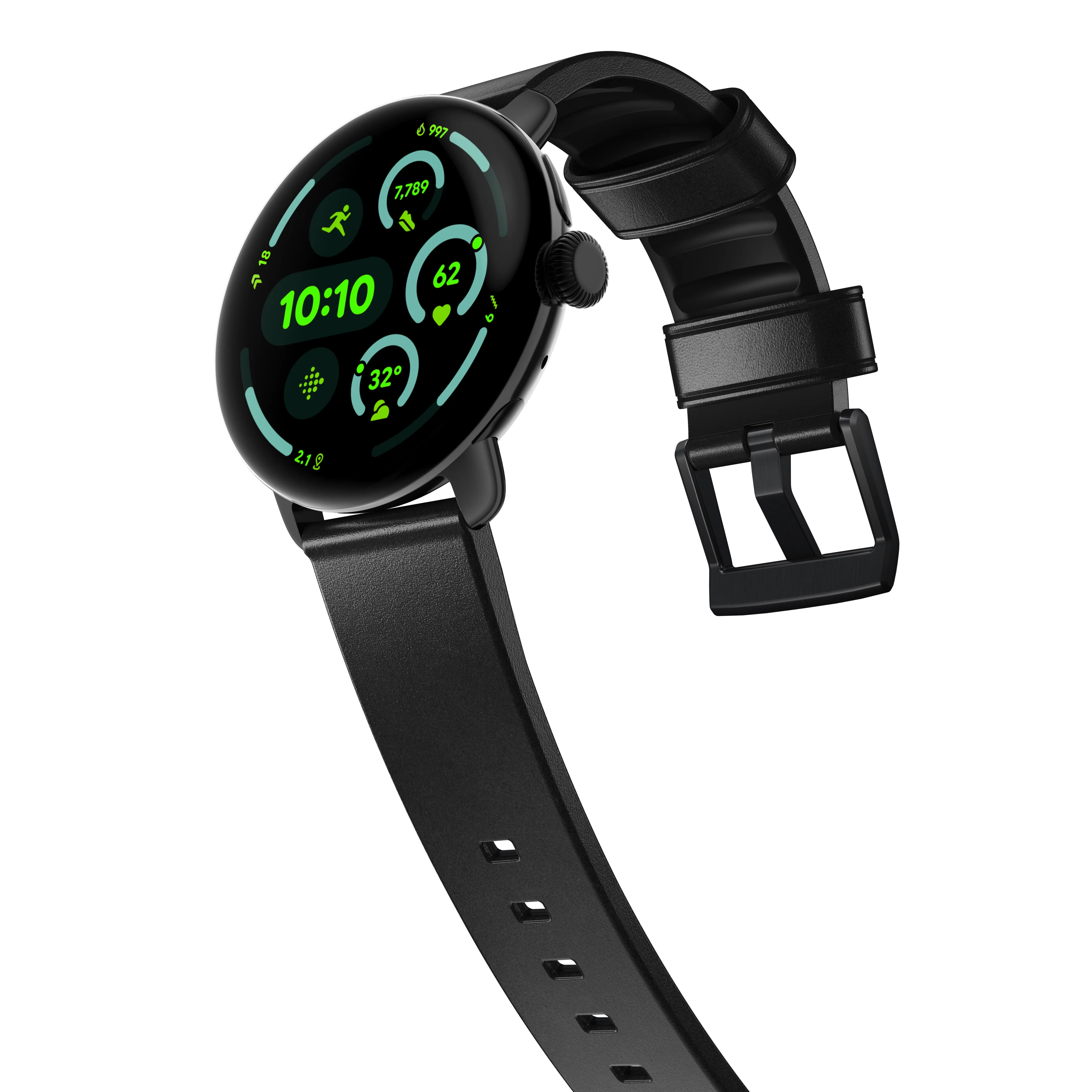Open Box /// Active Band Pro - Pixel Watch | 45mm | Black Hardware | Horween Black - Image 8