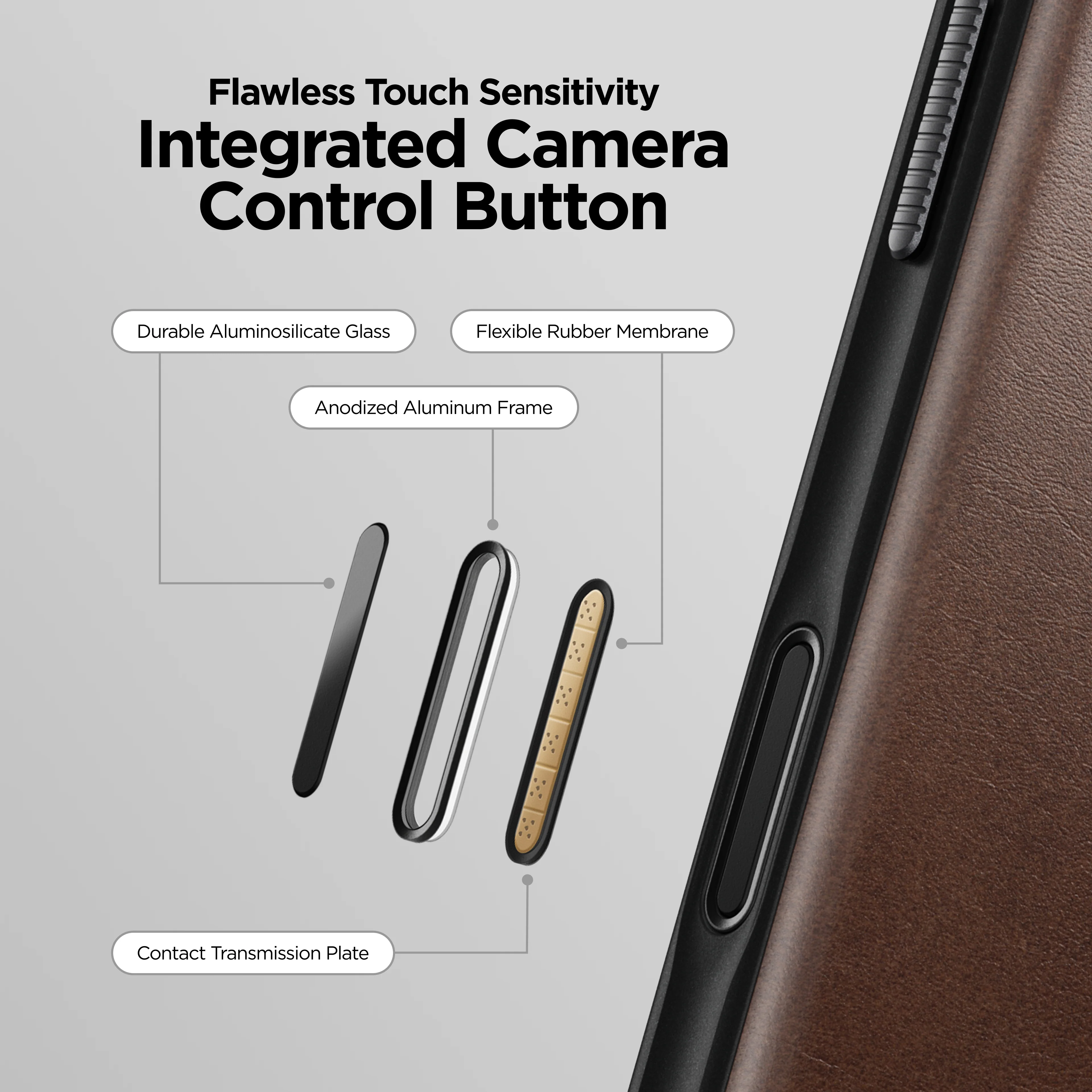 Open Box /// Modern Leather Case - iPhone 17 Pro | Rustic Brown | Horween - Image 5