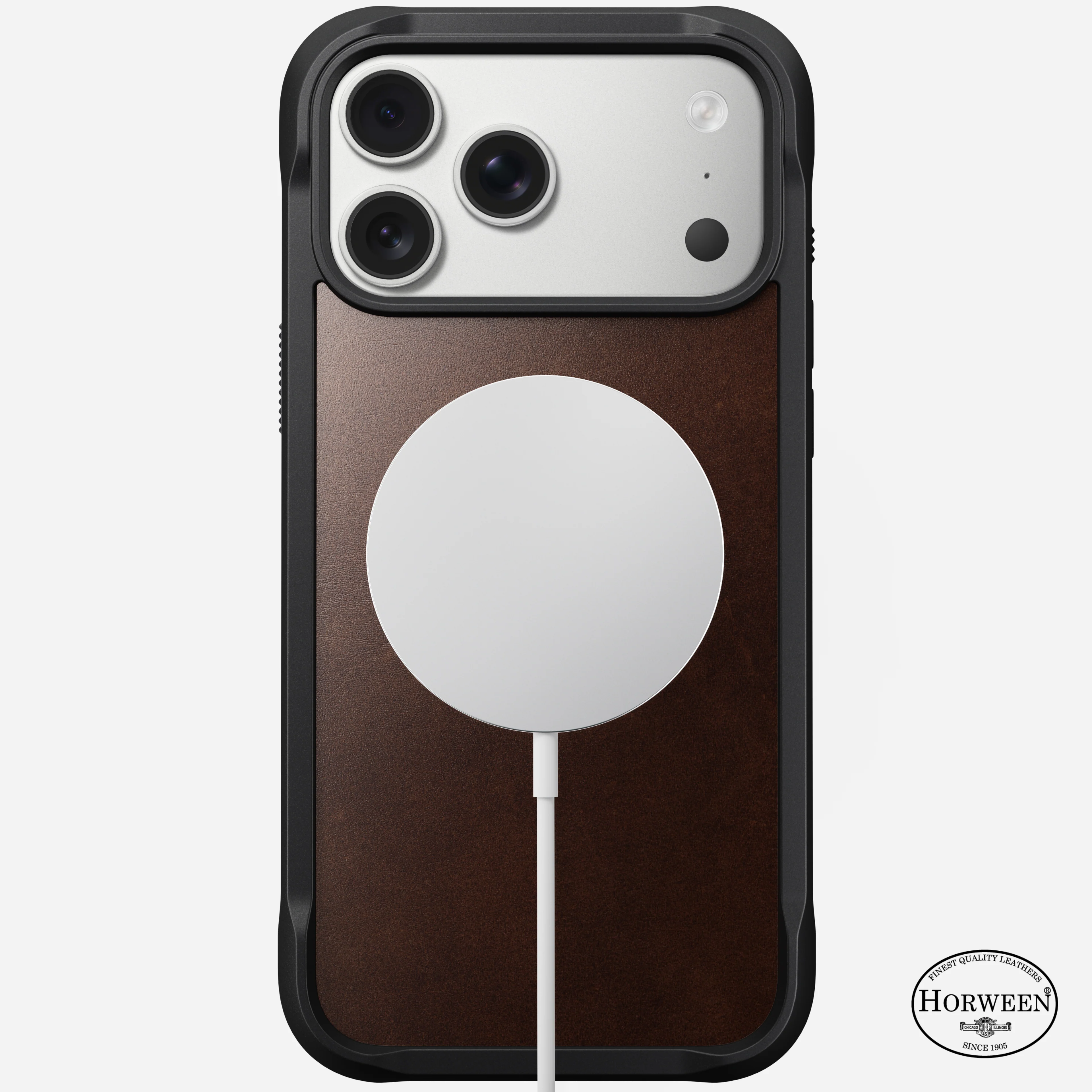 Open Box /// Rugged Leather Case - iPhone 17 Pro Max | Rustic Brown | Horween - Image 2