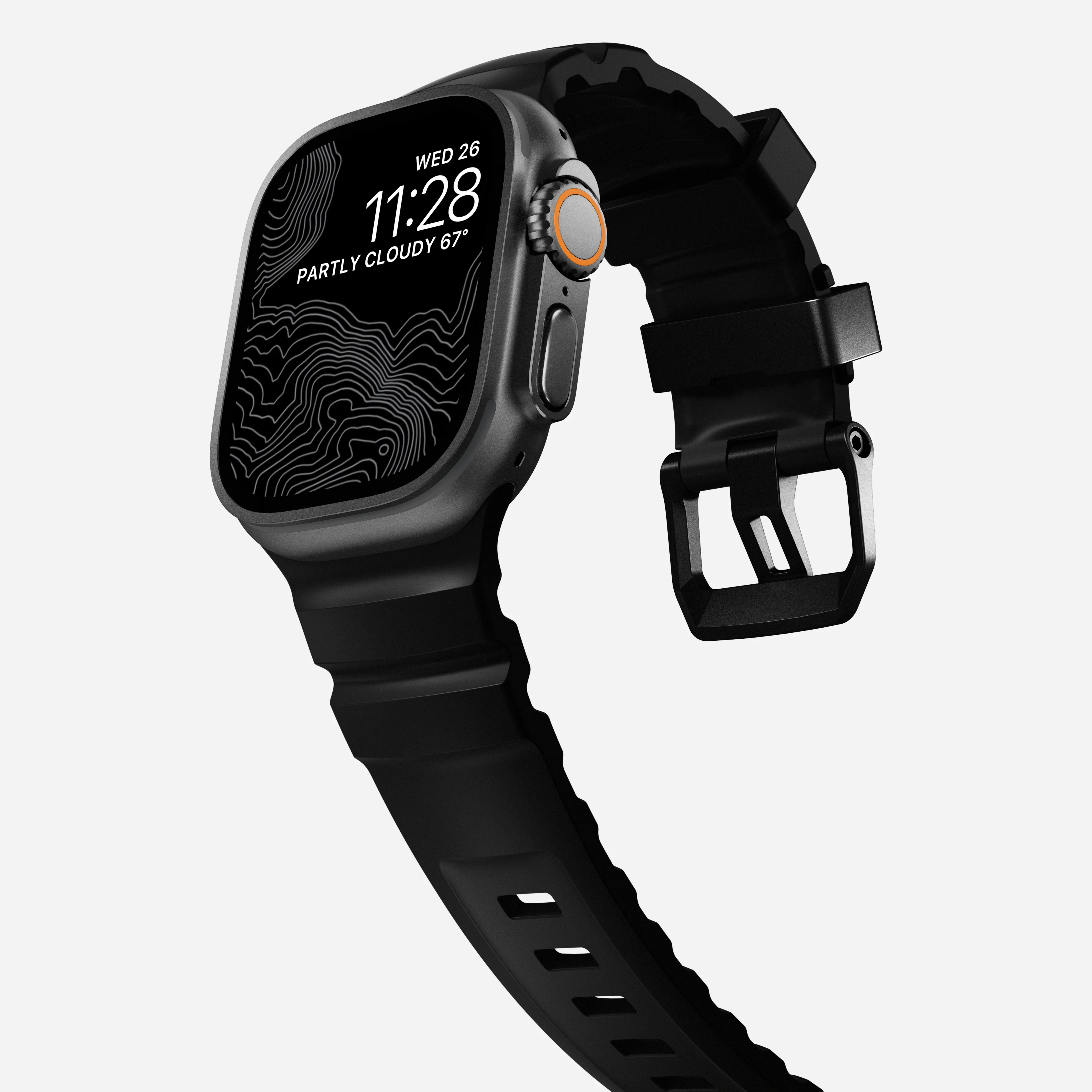 Rocky Point Band - 46mm/49mm | Carbon Black | Black Hardware - Image 11