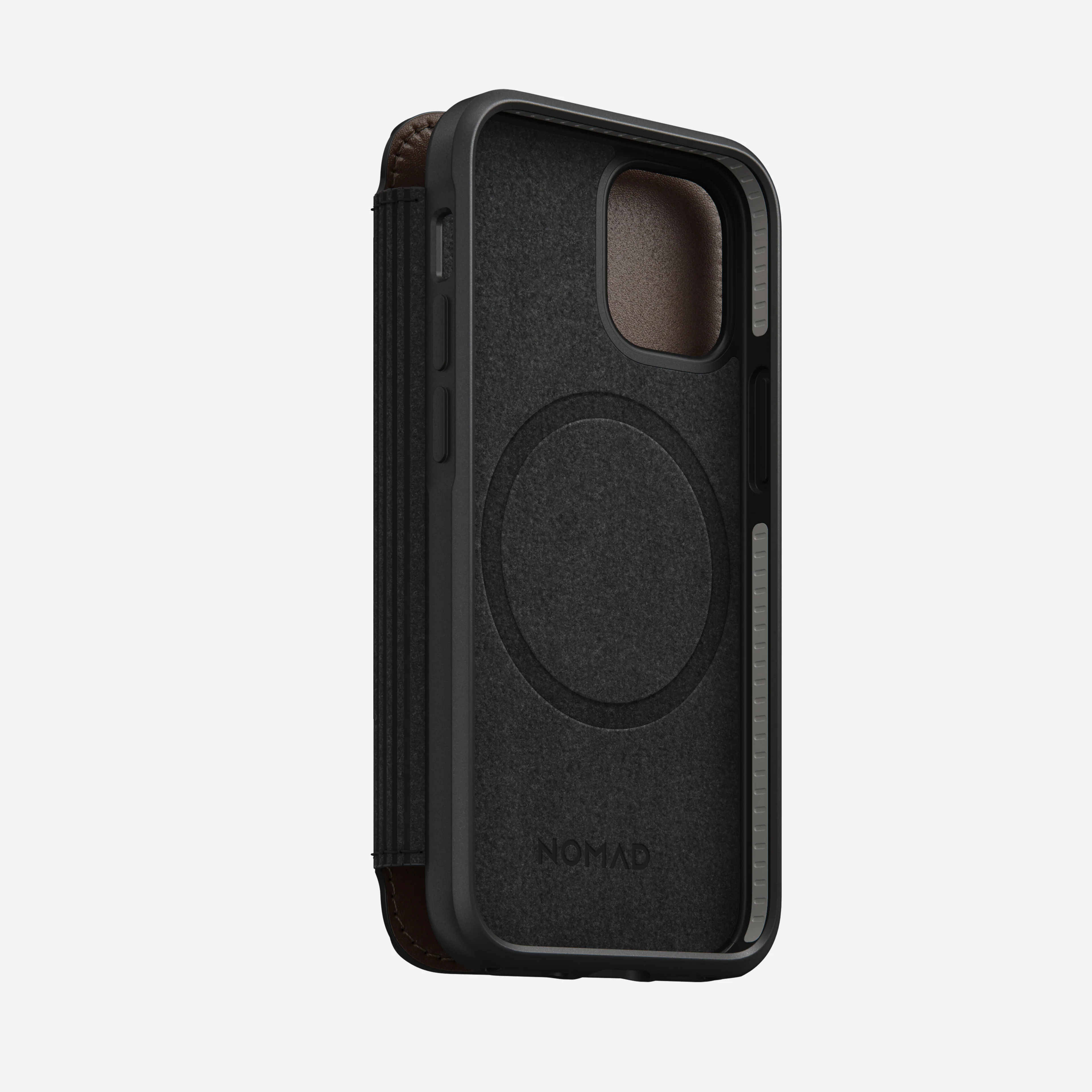 Modern Leather Folio - iPhone 12 mini | Rustic Brown | Horween - Image 8