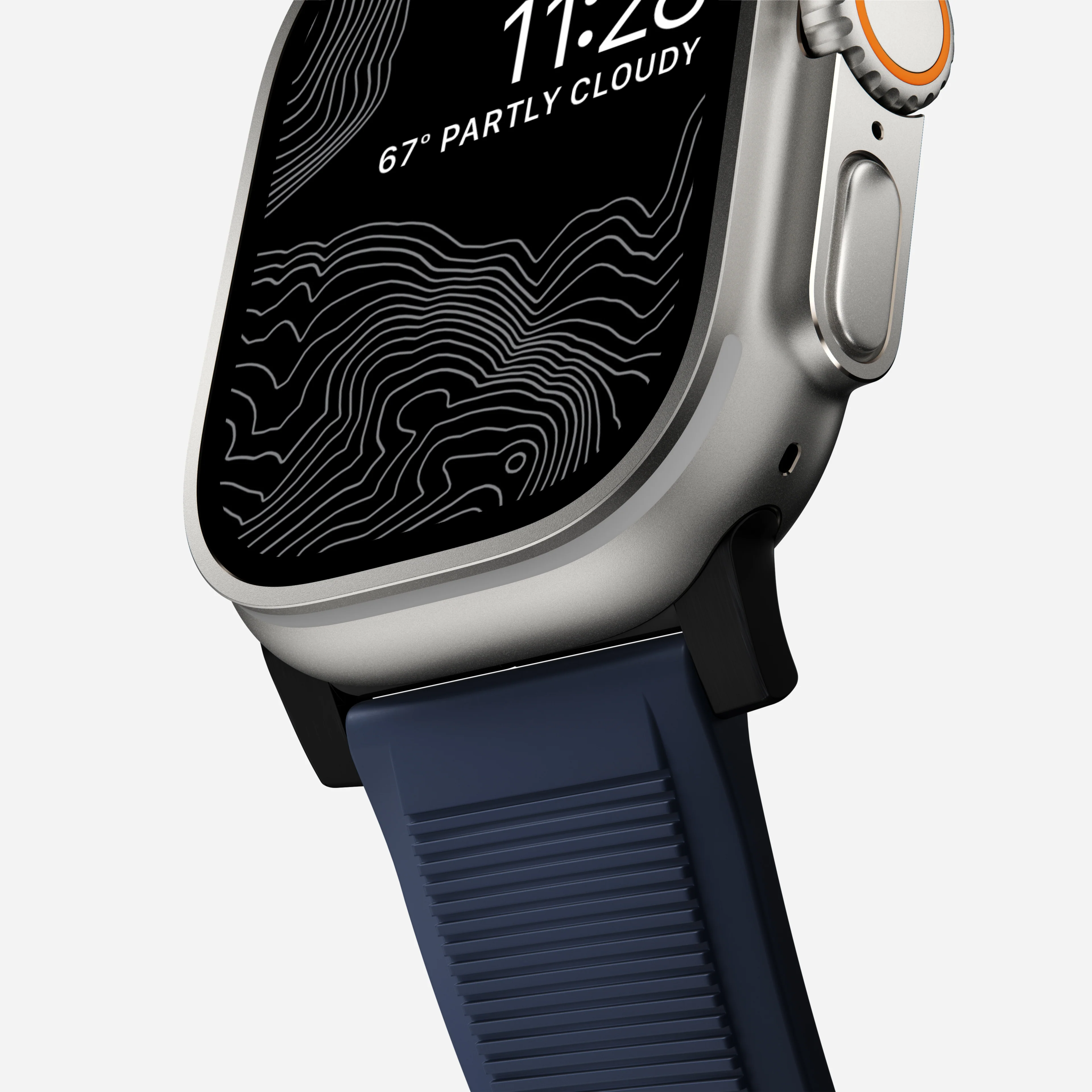 Rugged Band - 46mm/49mm | Atlantic Blue | Black Hardware - Image 7